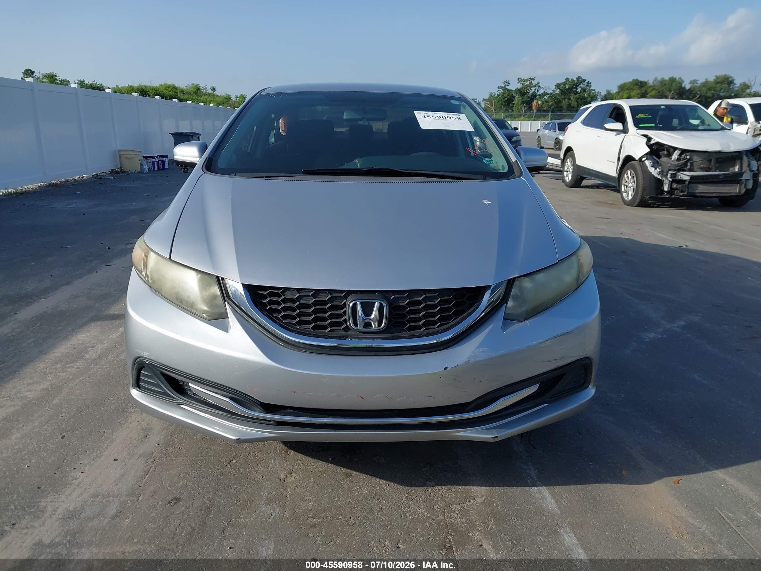 2015 Honda Civic Se Silver vin: 19XFB2F78FE104899