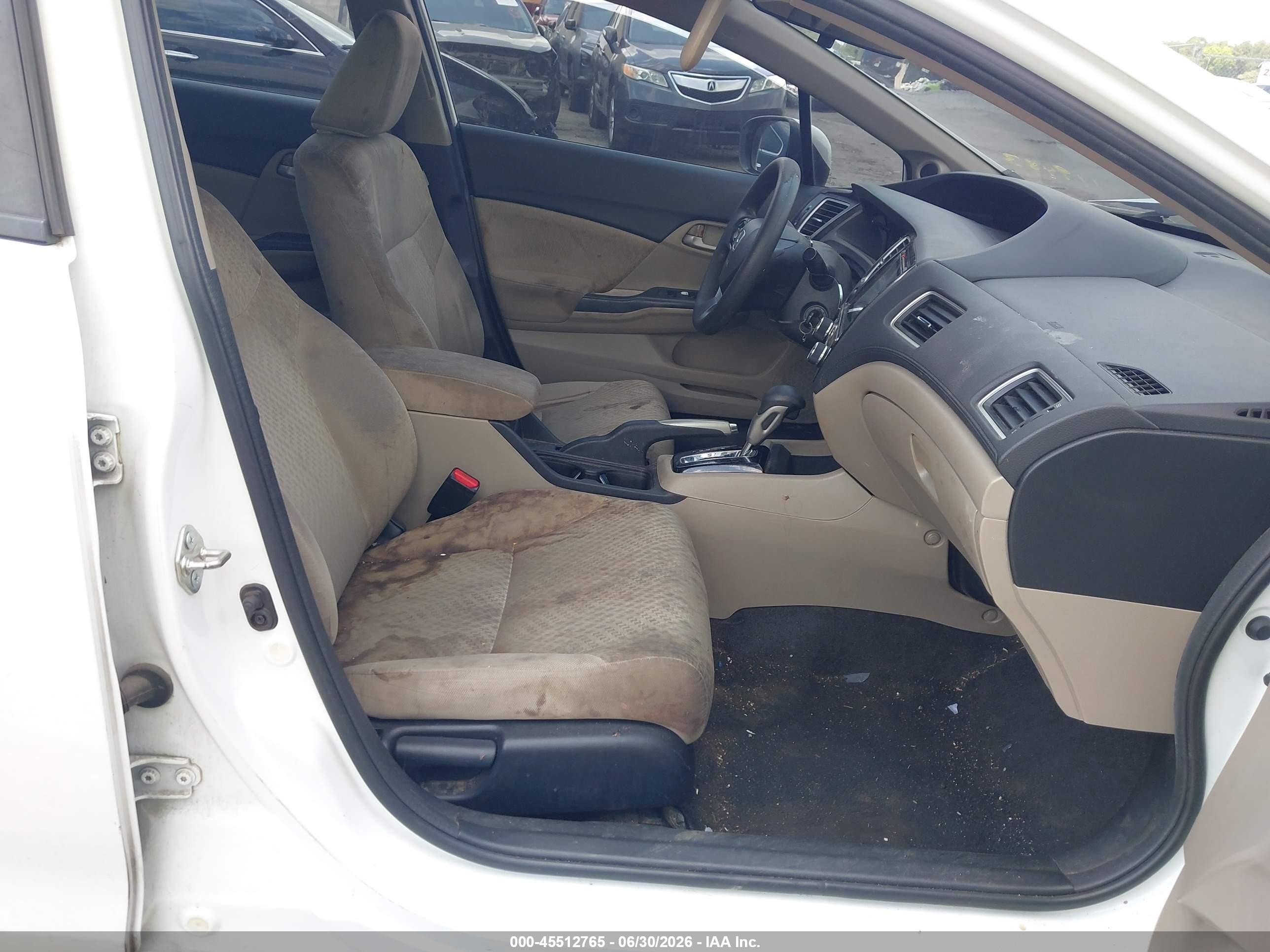 2015 Honda Civic Se White vin: 19XFB2F78FE119483