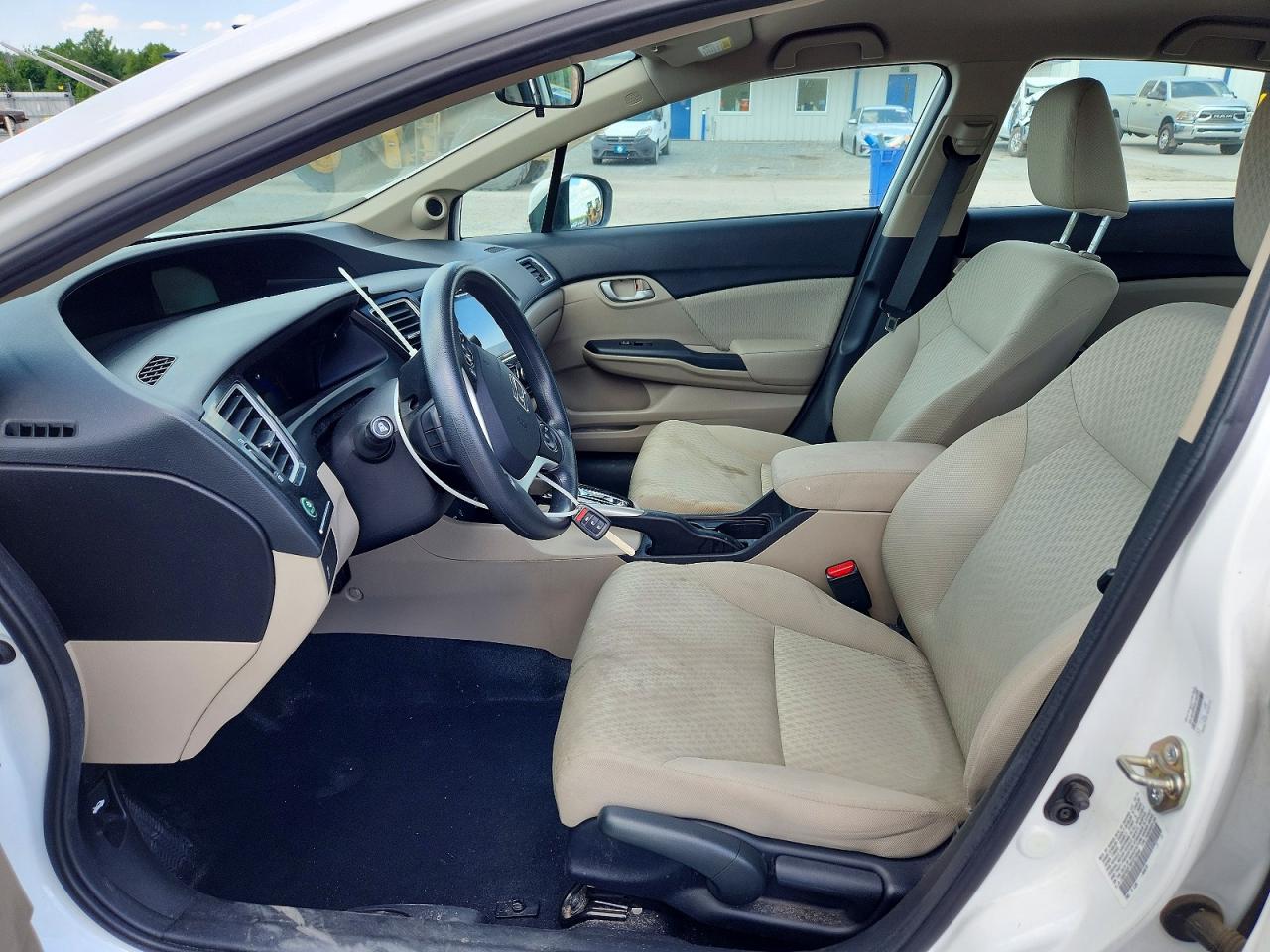 2015 Honda Civic Se White vin: 19XFB2F78FE210544