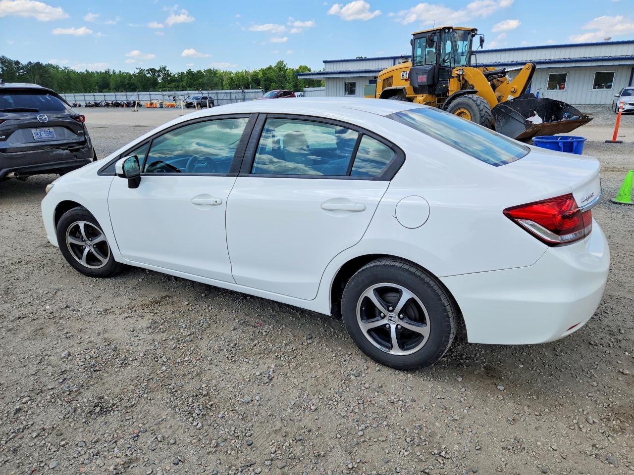 2015 Honda Civic Se White vin: 19XFB2F78FE210544