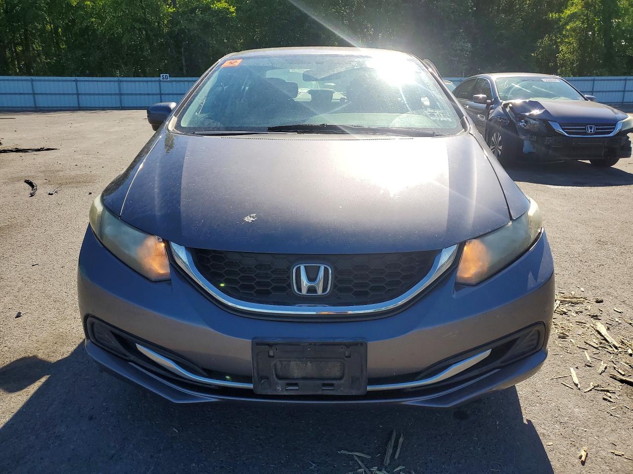 2015 Honda Civic Se Gray vin: 19XFB2F78FE210740