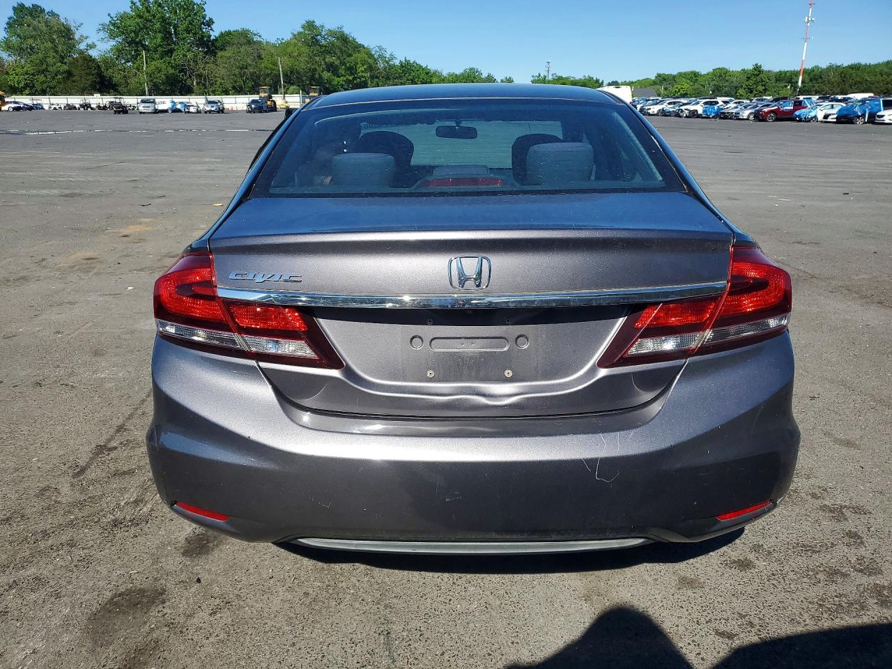 2015 Honda Civic Se Gray vin: 19XFB2F78FE210740