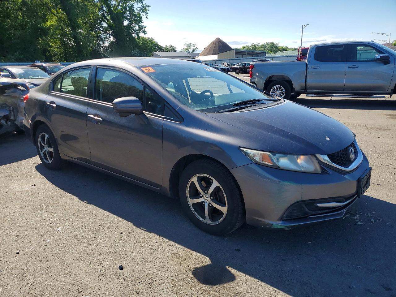 2015 Honda Civic Se Gray vin: 19XFB2F78FE210740