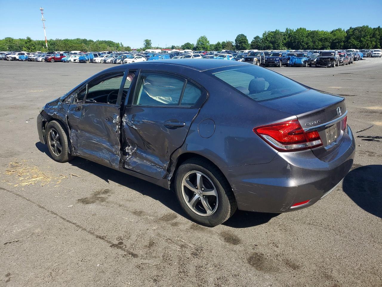 2015 Honda Civic Se Gray vin: 19XFB2F78FE210740