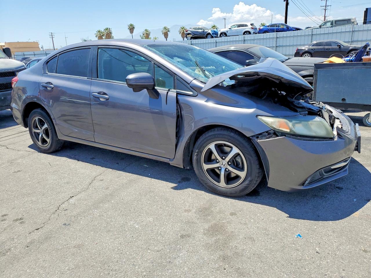 2015 Honda Civic Se Серый vin: 19XFB2F78FE260277