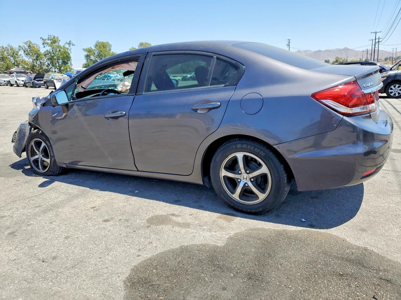 2015 Honda Civic Se Серый vin: 19XFB2F78FE260277