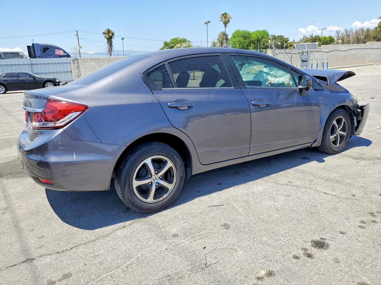 2015 Honda Civic Se Серый vin: 19XFB2F78FE260277