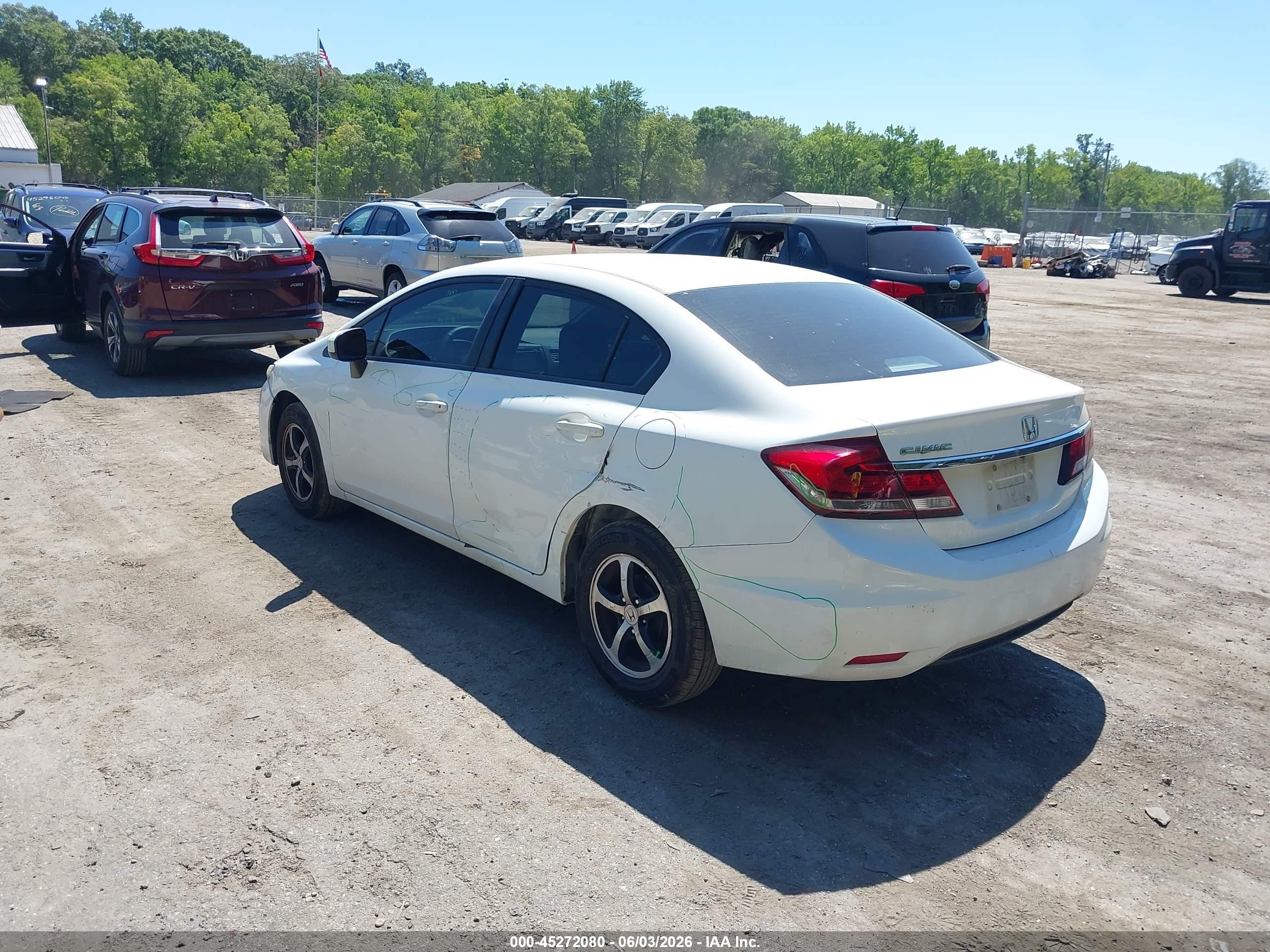 2015 Honda Civic Se Белый vin: 19XFB2F78FE703625