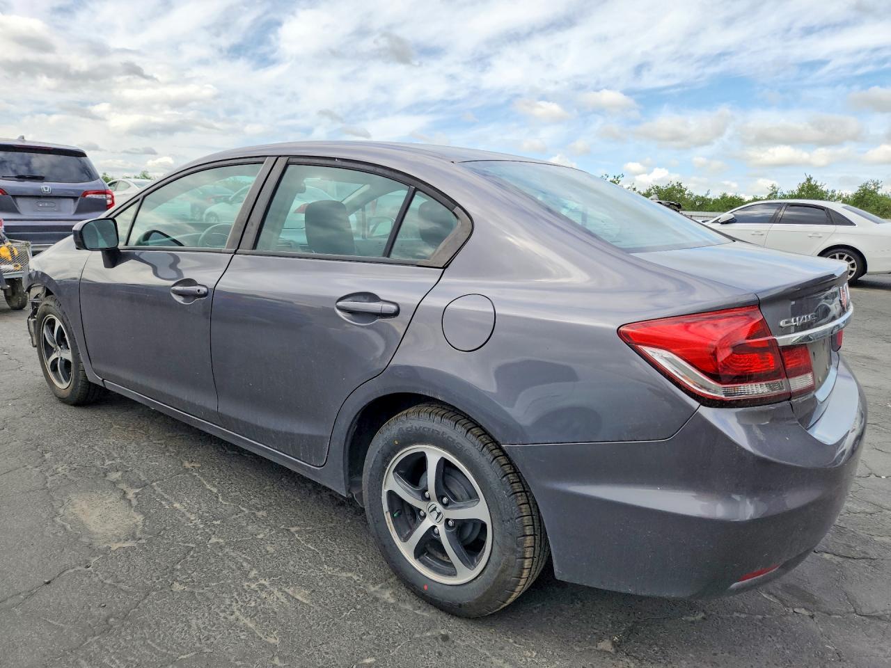 2015 Honda Civic Se Gray vin: 19XFB2F79FE079026