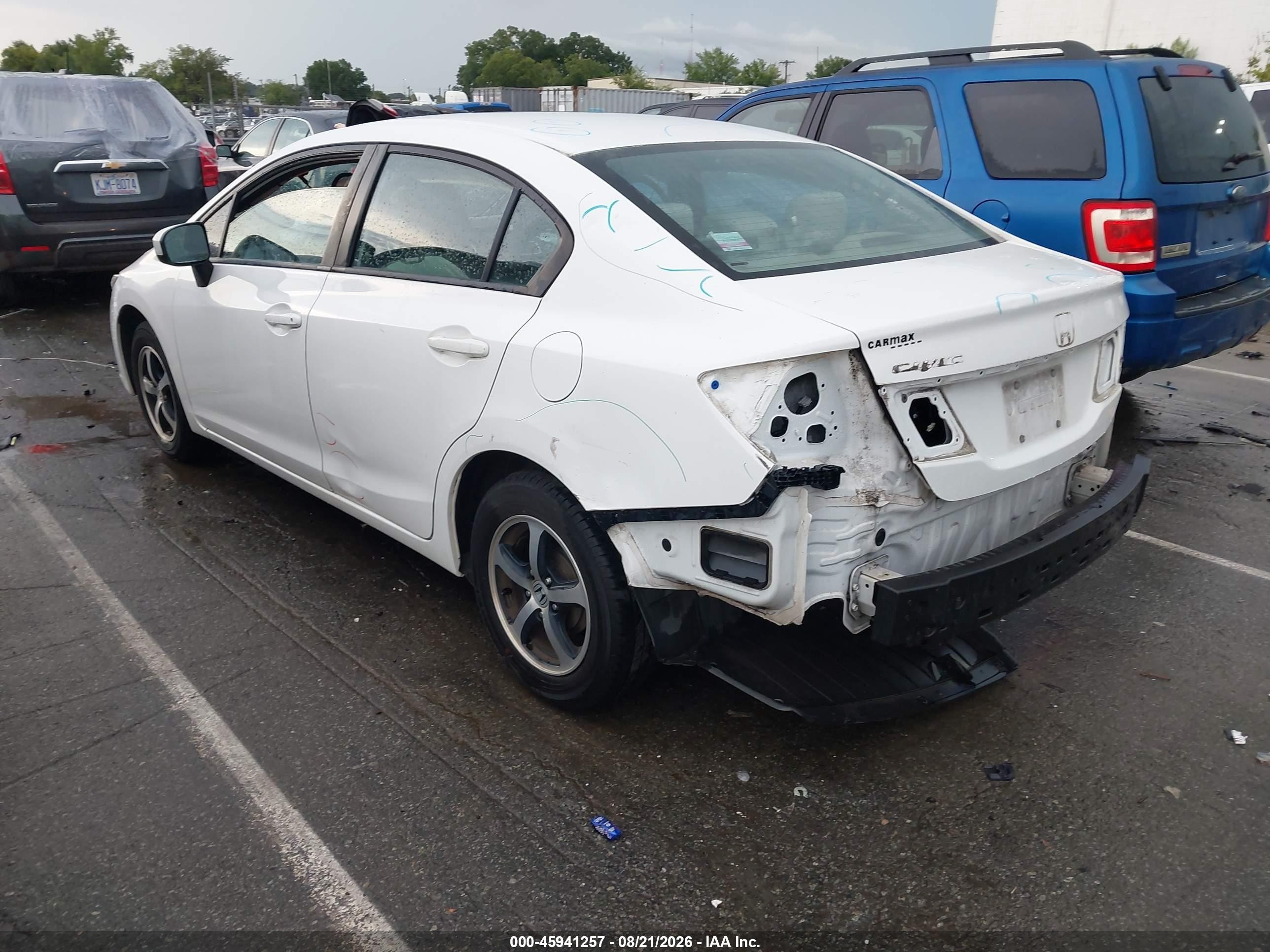 2015 Honda Civic Se White vin: 19XFB2F79FE106645