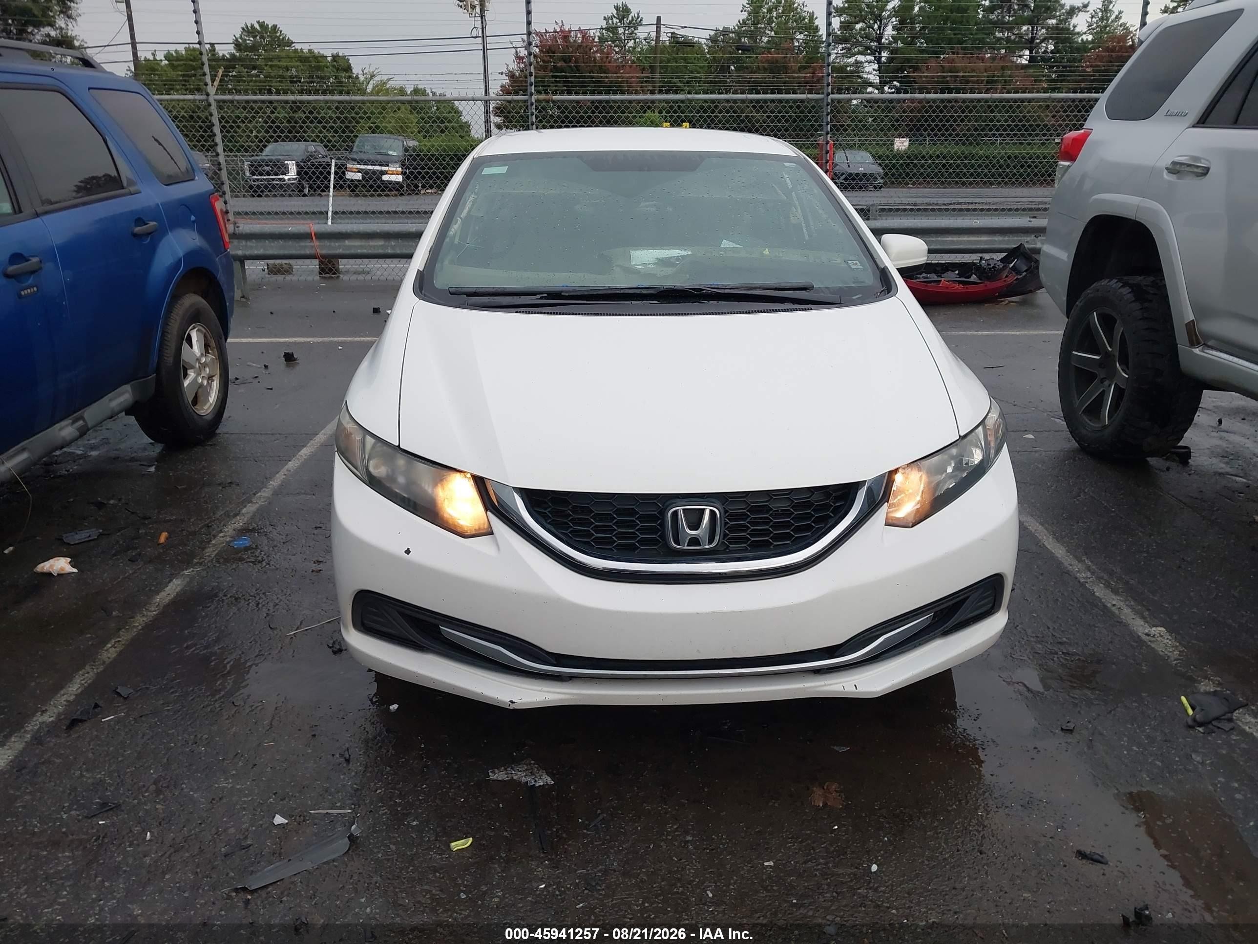 2015 Honda Civic Se White vin: 19XFB2F79FE106645