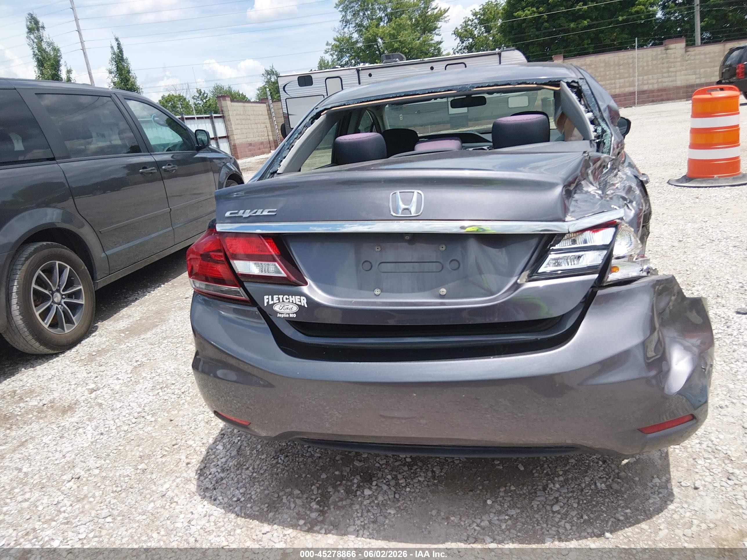 2015 Honda Civic Se Gray vin: 19XFB2F79FE113367