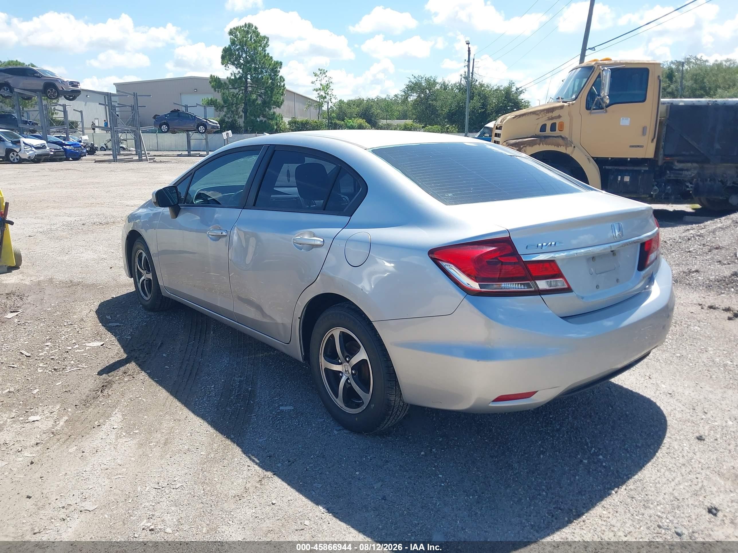 2015 Honda Civic Se Silver vin: 19XFB2F79FE211668