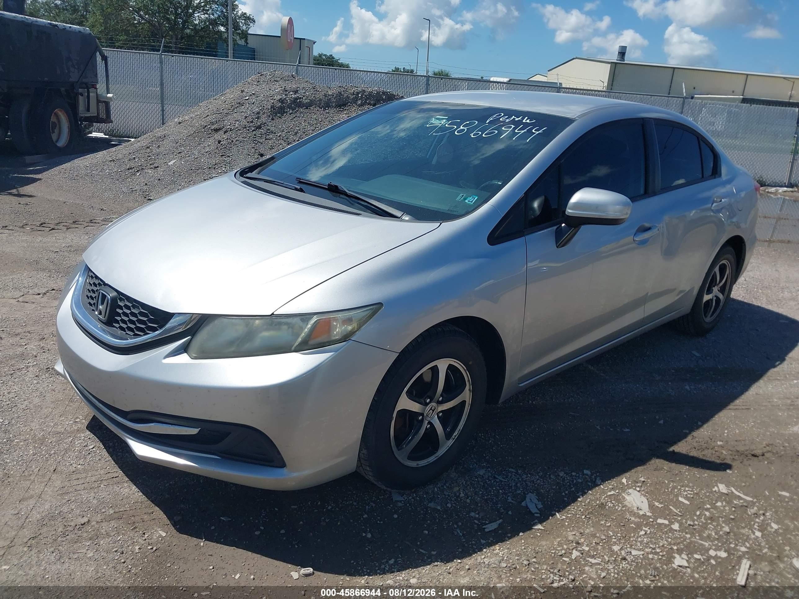 2015 Honda Civic Se Silver vin: 19XFB2F79FE211668