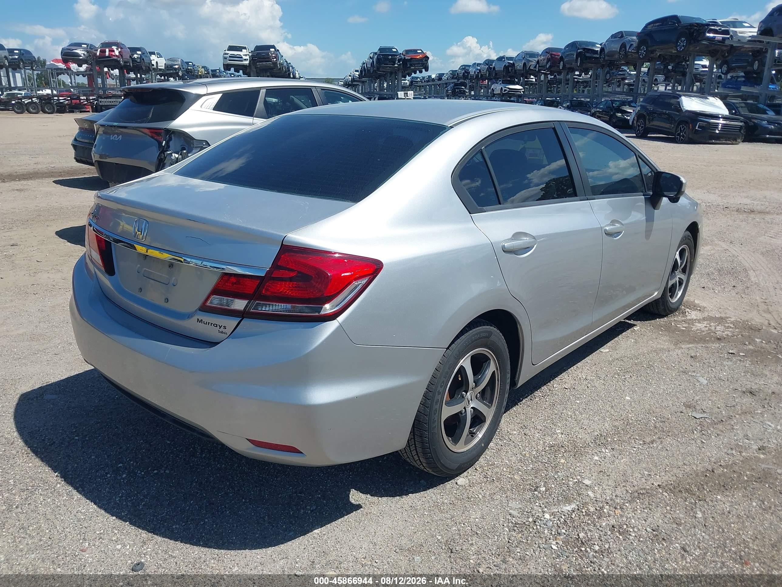 2015 Honda Civic Se Silver vin: 19XFB2F79FE211668