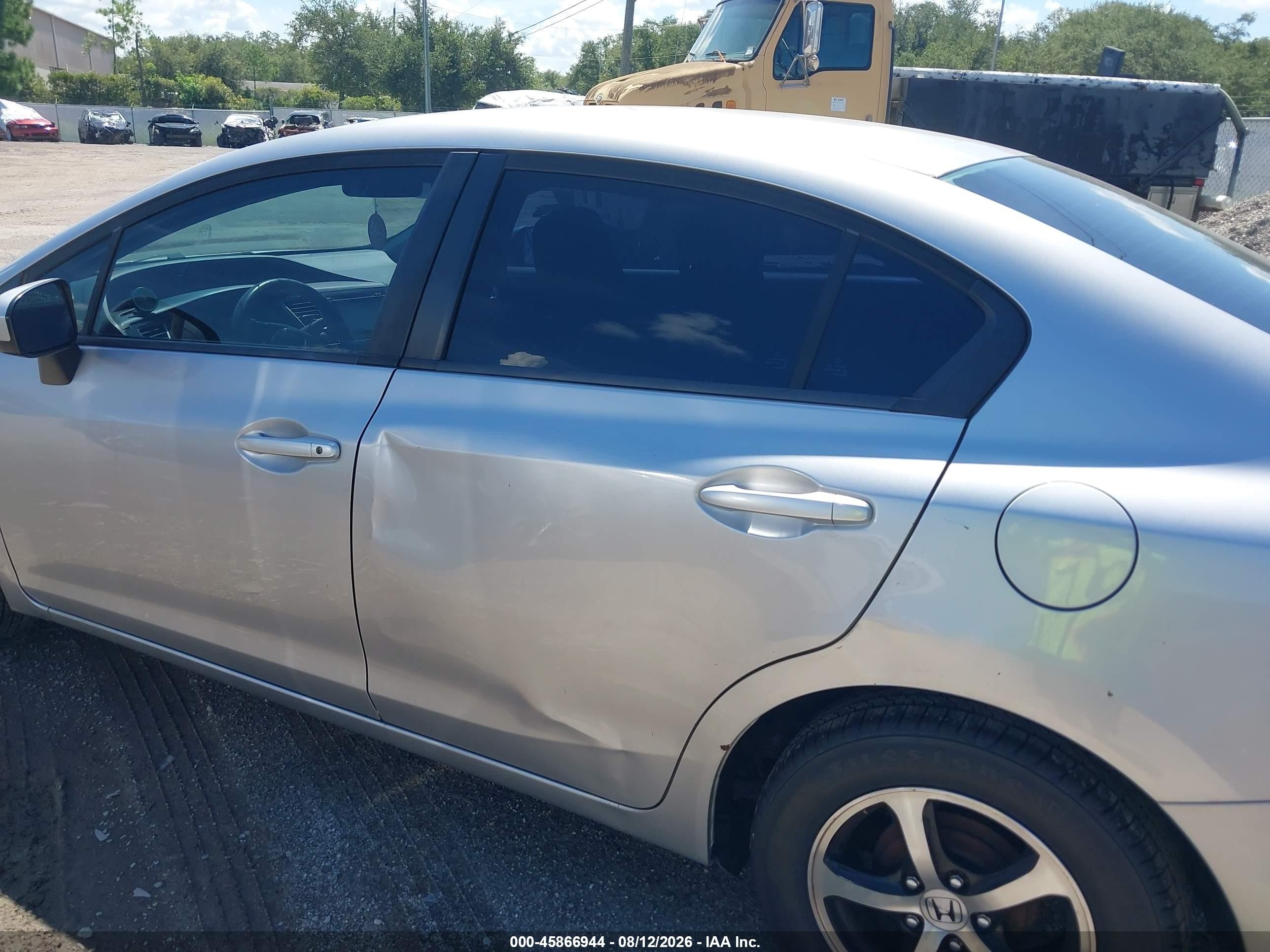 2015 Honda Civic Se Silver vin: 19XFB2F79FE211668