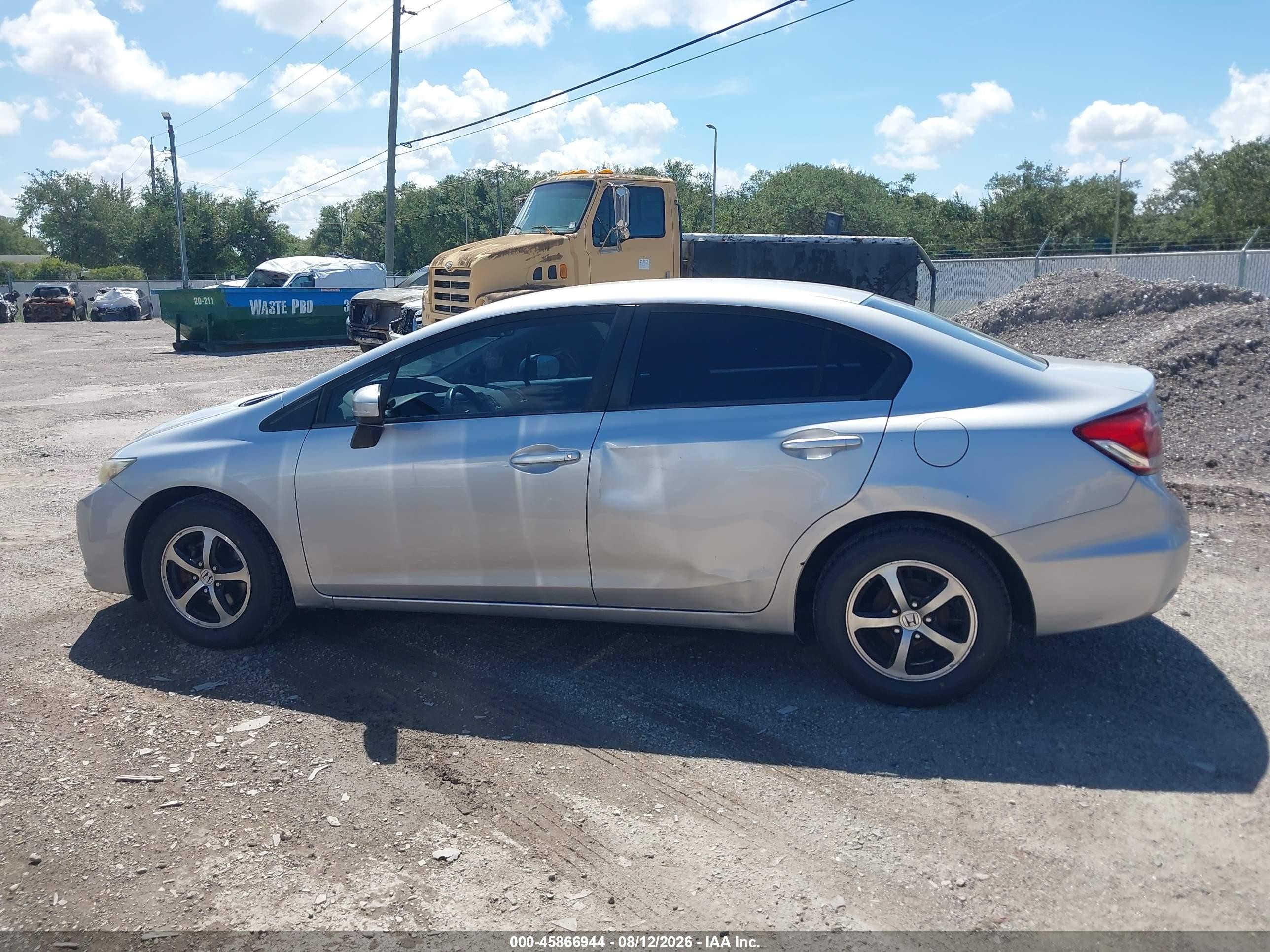2015 Honda Civic Se Silver vin: 19XFB2F79FE211668