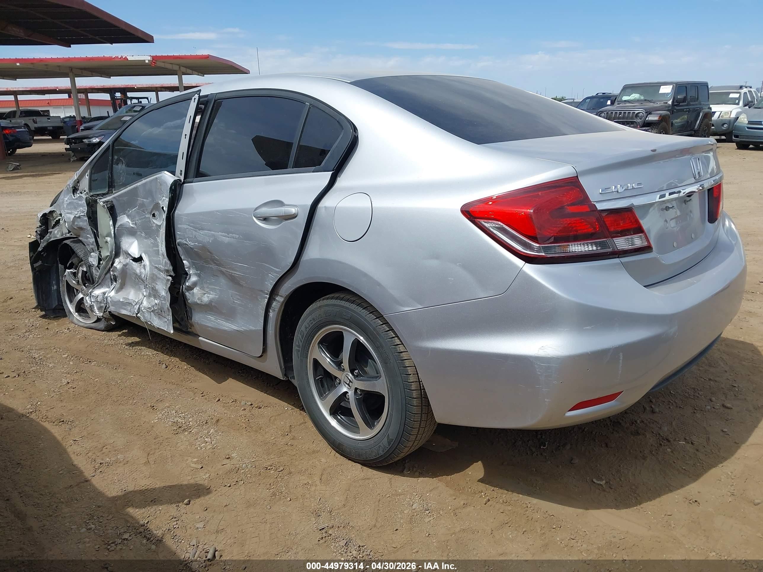 2015 Honda Civic Se Silver vin: 19XFB2F79FE214652