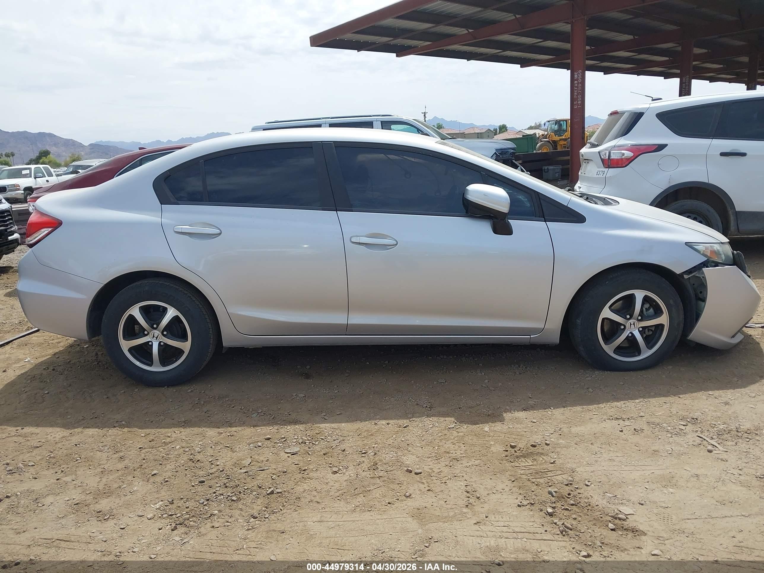 2015 Honda Civic Se Silver vin: 19XFB2F79FE214652
