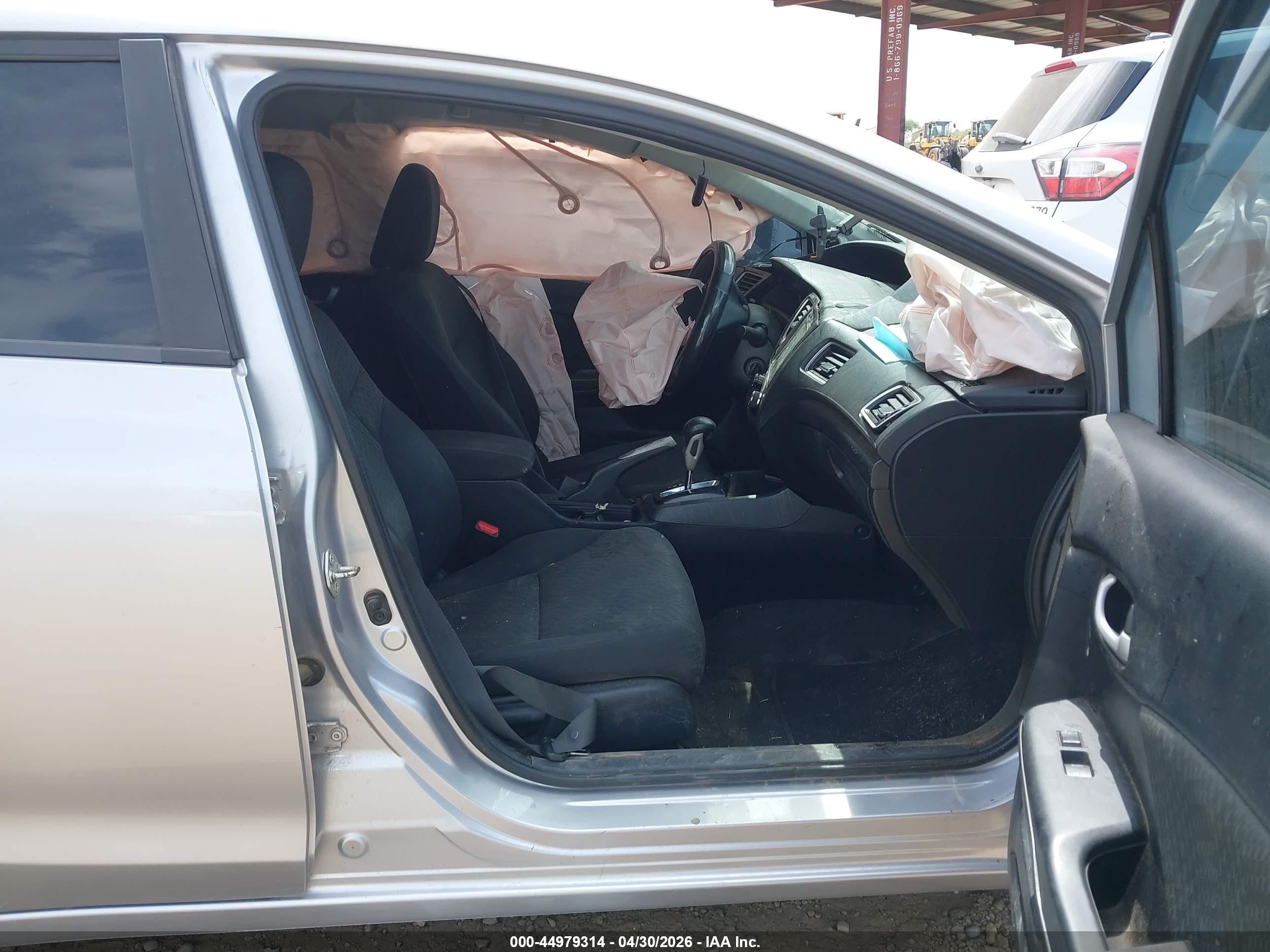 2015 Honda Civic Se Silver vin: 19XFB2F79FE214652