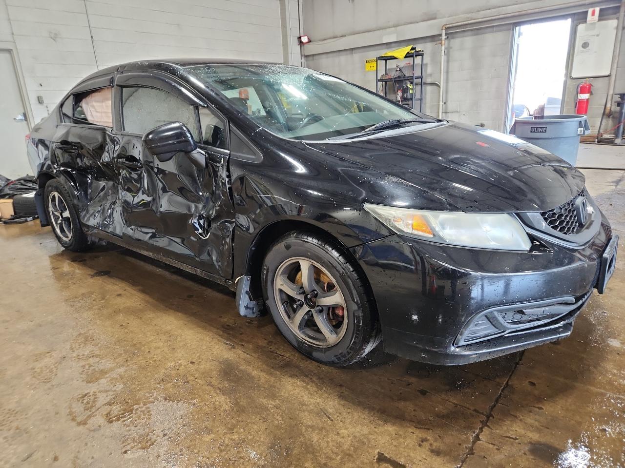 2015 Honda Civic Se Black vin: 19XFB2F79FE217437 Damage: Right Head Lamp, Faded, Repair Required
