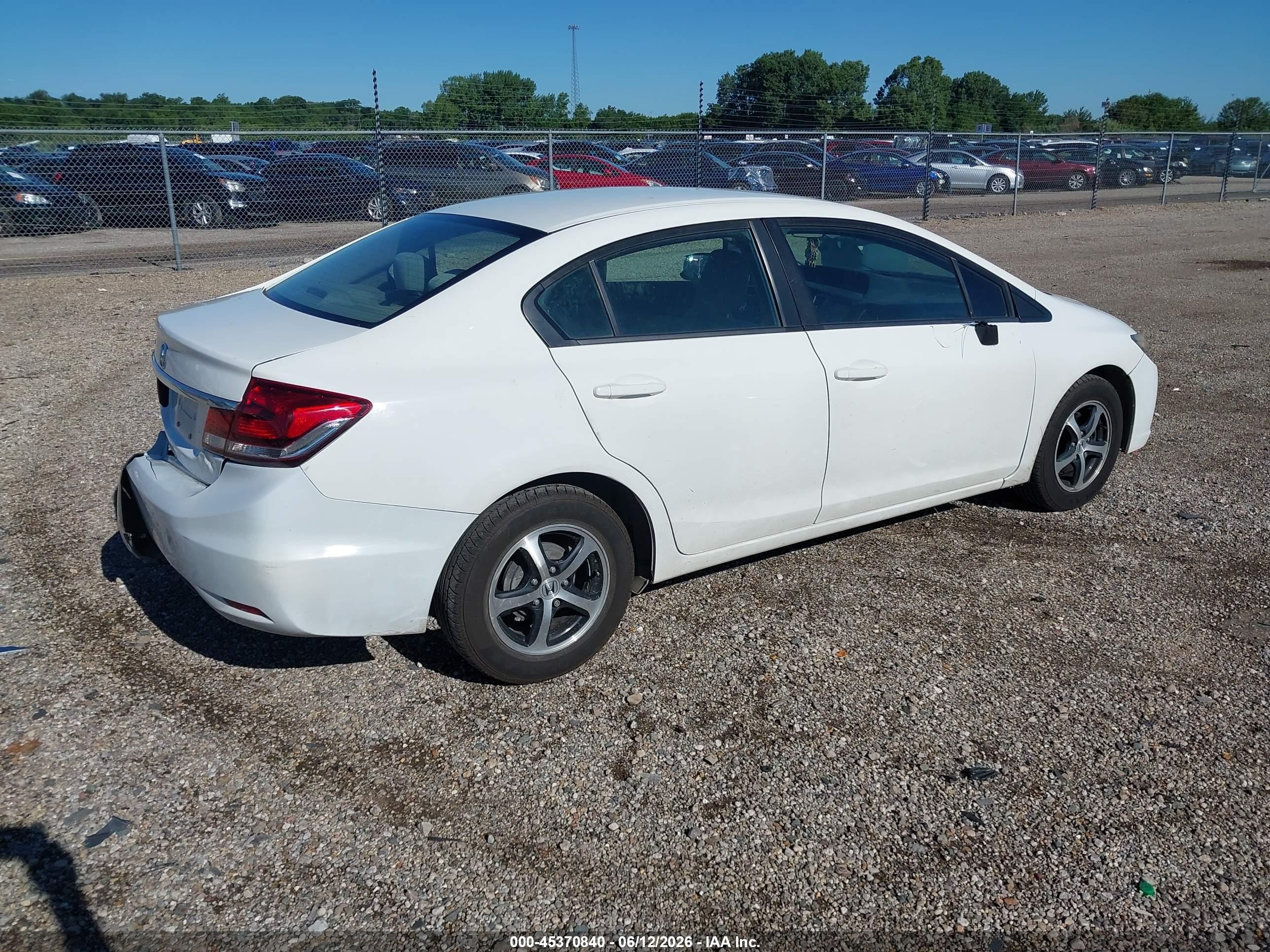 2015 Honda Civic Se White vin: 19XFB2F79FE291845