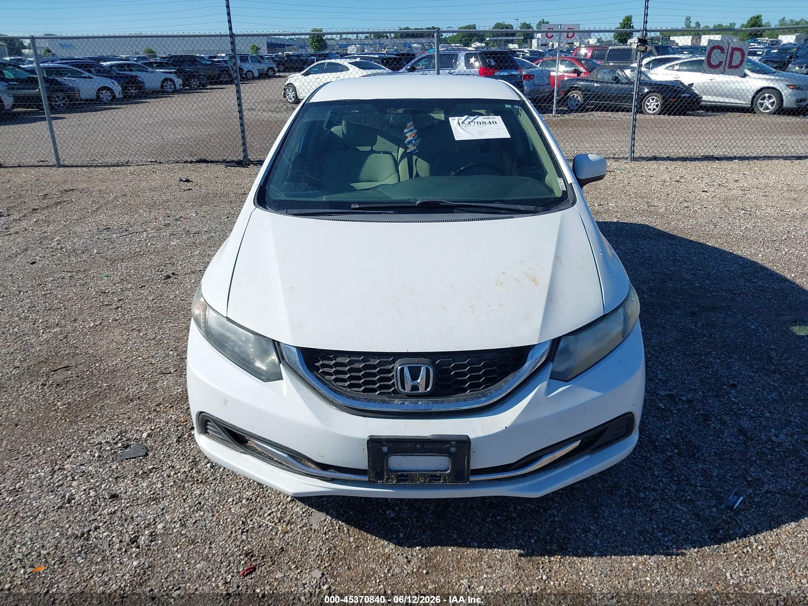 2015 Honda Civic Se White vin: 19XFB2F79FE291845