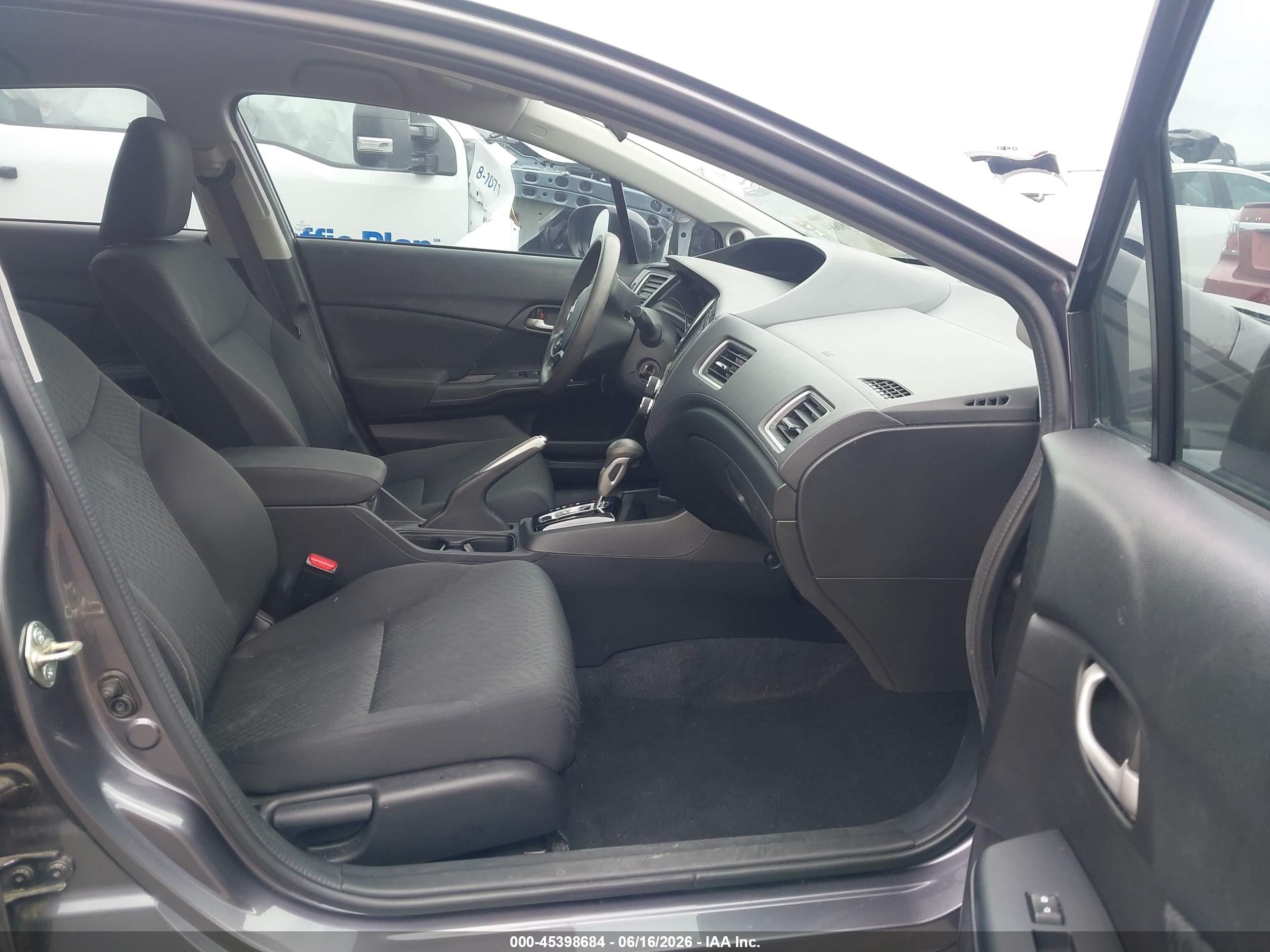 2015 Honda Civic Se Gray vin: 19XFB2F7XFE007509