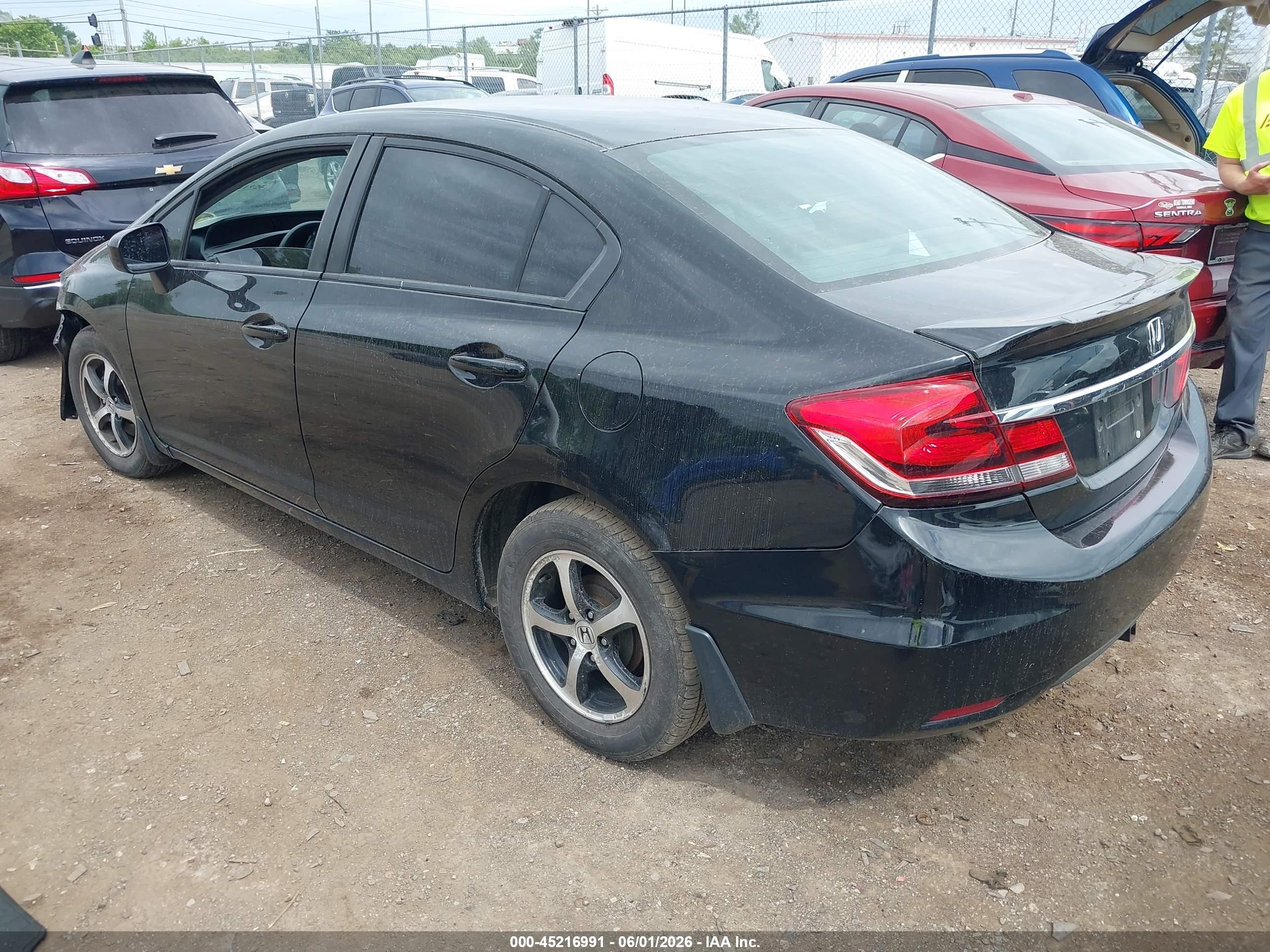 2015 Honda Civic Se Черный vin: 19XFB2F7XFE022477
