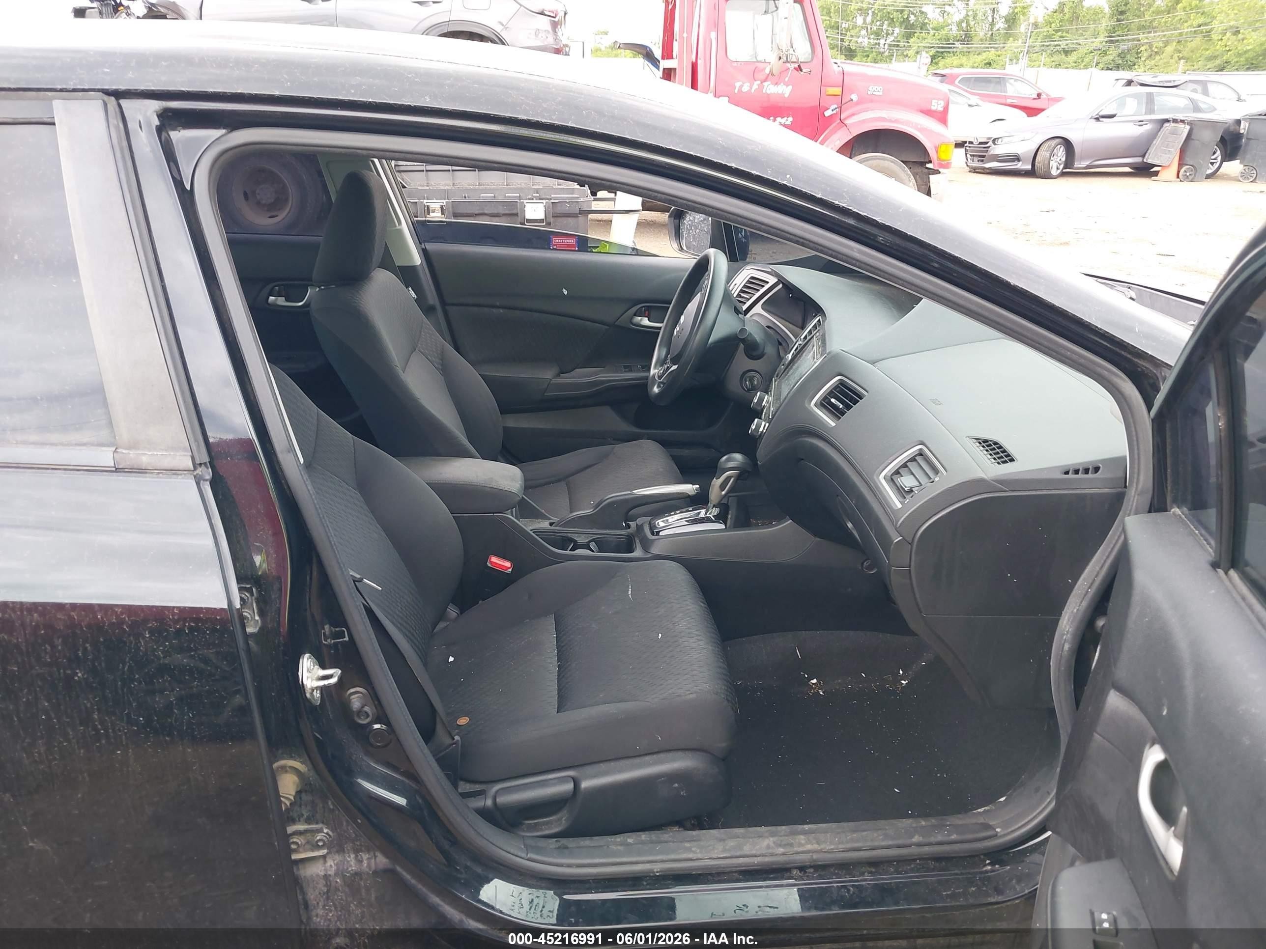 2015 Honda Civic Se Черный vin: 19XFB2F7XFE022477