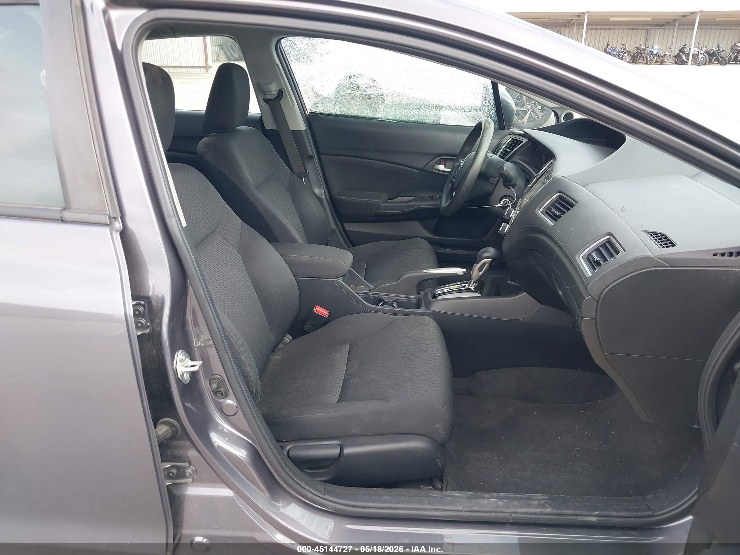 2015 Honda Civic Se Gray vin: 19XFB2F7XFE026075