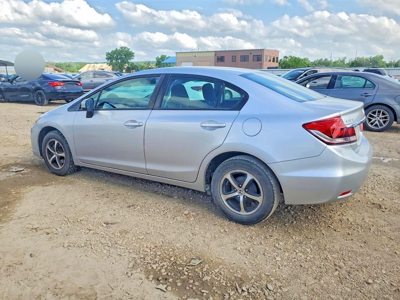 2015 Honda Civic Se Silver vin: 19XFB2F7XFE056662
