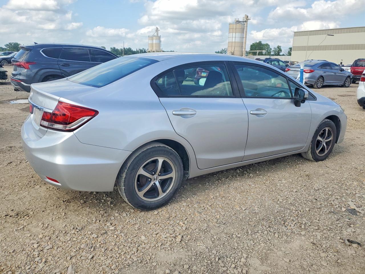 2015 Honda Civic Se Silver vin: 19XFB2F7XFE056662
