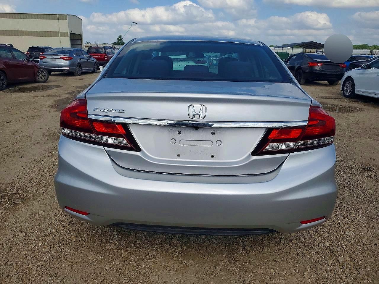 2015 Honda Civic Se Silver vin: 19XFB2F7XFE056662