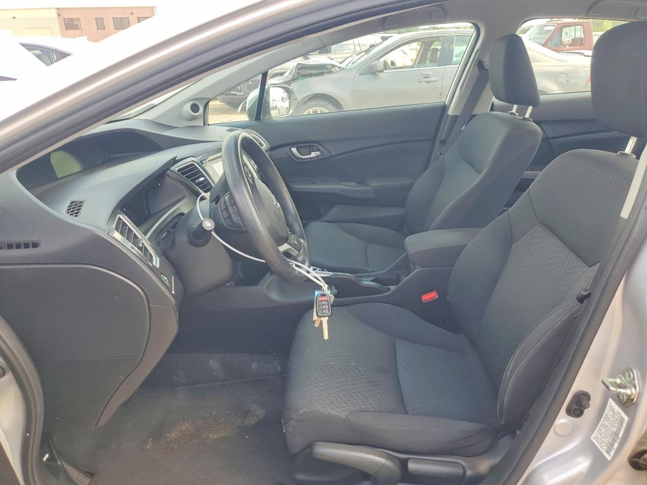 2015 Honda Civic Se Silver vin: 19XFB2F7XFE056662
