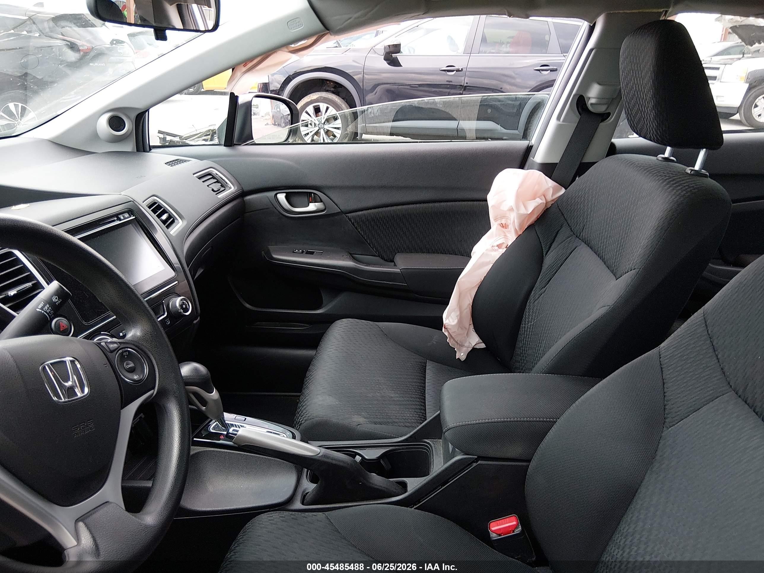 2015 Honda Civic Se Silver vin: 19XFB2F7XFE069329