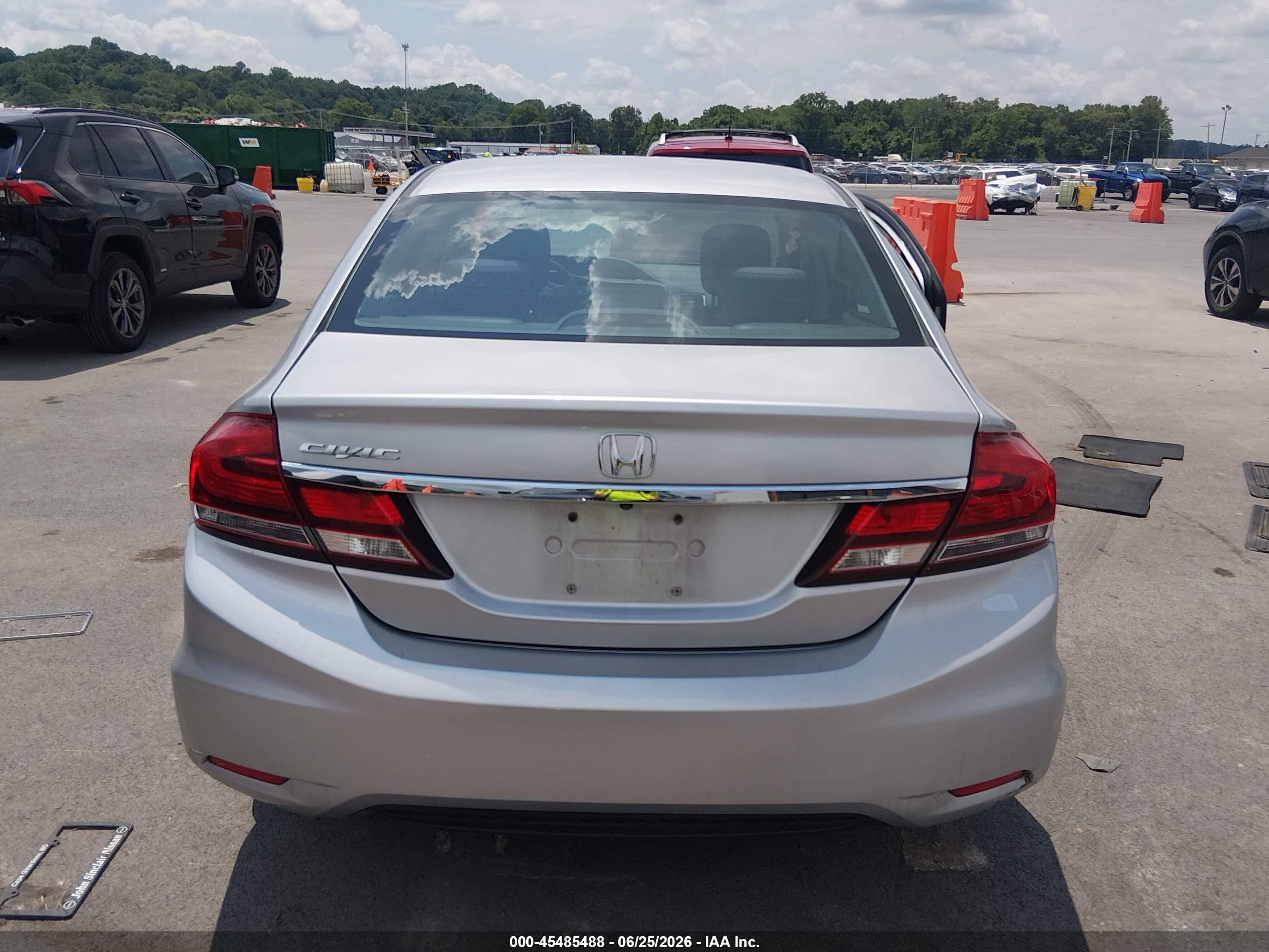 2015 Honda Civic Se Silver vin: 19XFB2F7XFE069329