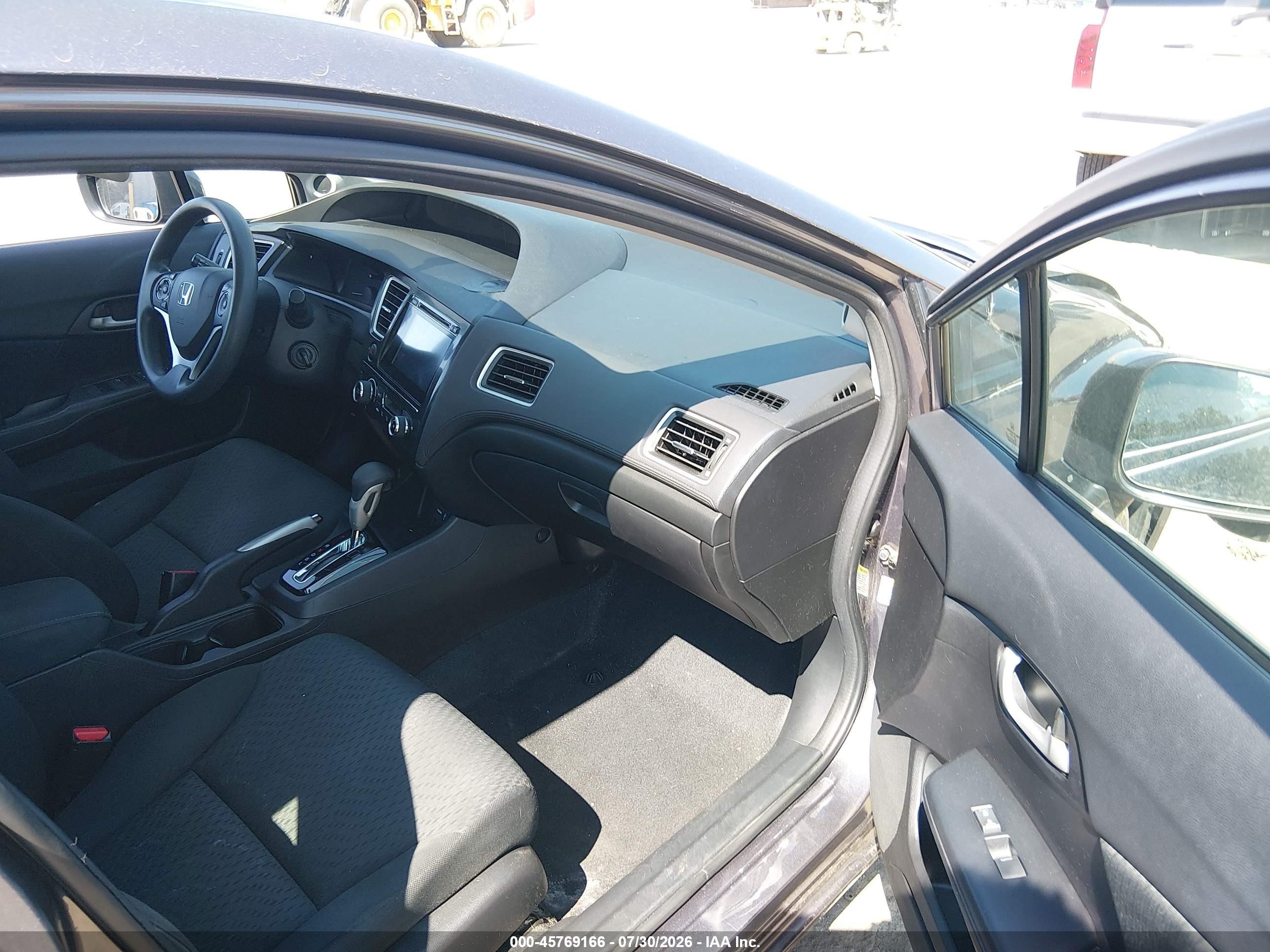 2015 Honda Civic Se Gray vin: 19XFB2F7XFE090326