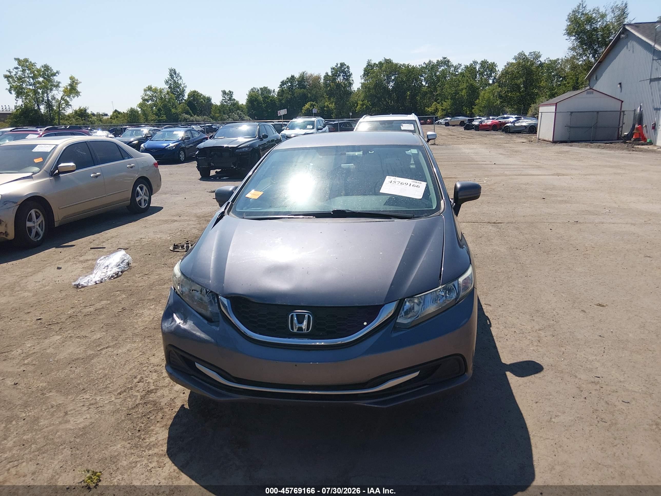 2015 Honda Civic Se Gray vin: 19XFB2F7XFE090326