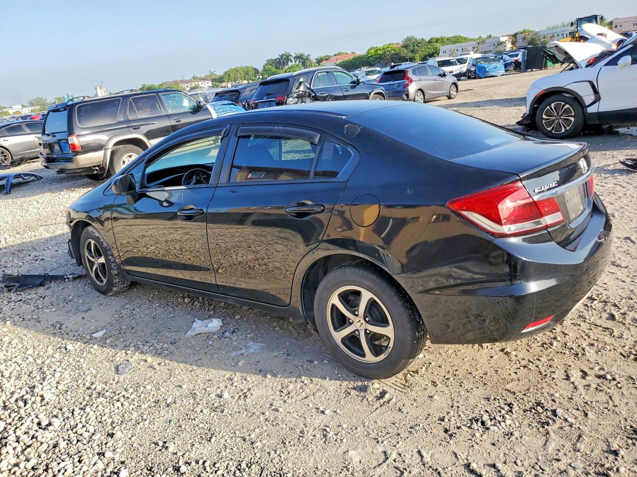 2015 Honda Civic Se Black vin: 19XFB2F7XFE101941