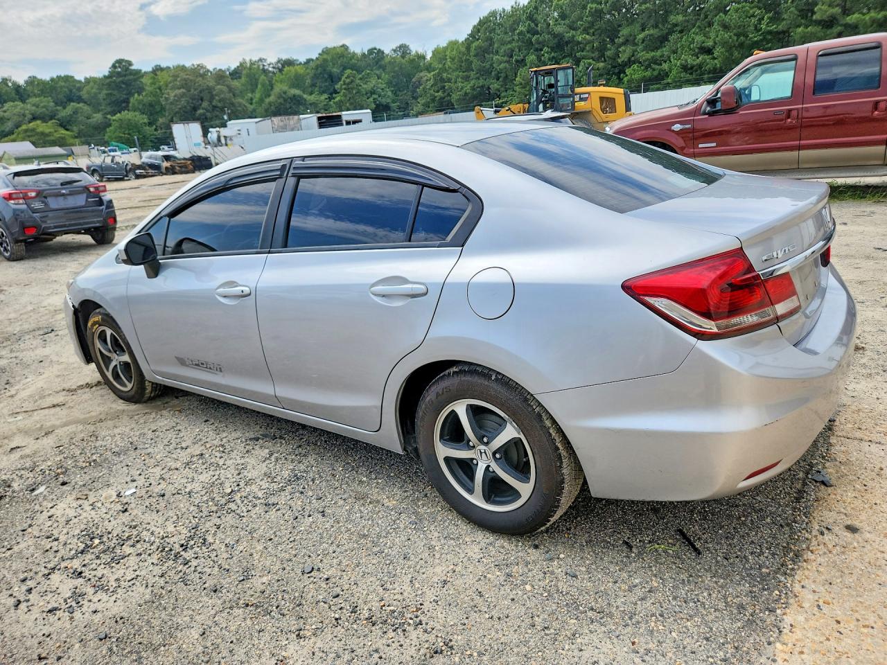 2015 Honda Civic Se Silver vin: 19XFB2F7XFE218970