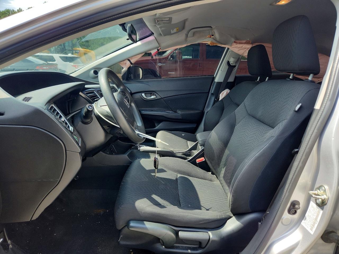 2015 Honda Civic Se Silver vin: 19XFB2F7XFE218970