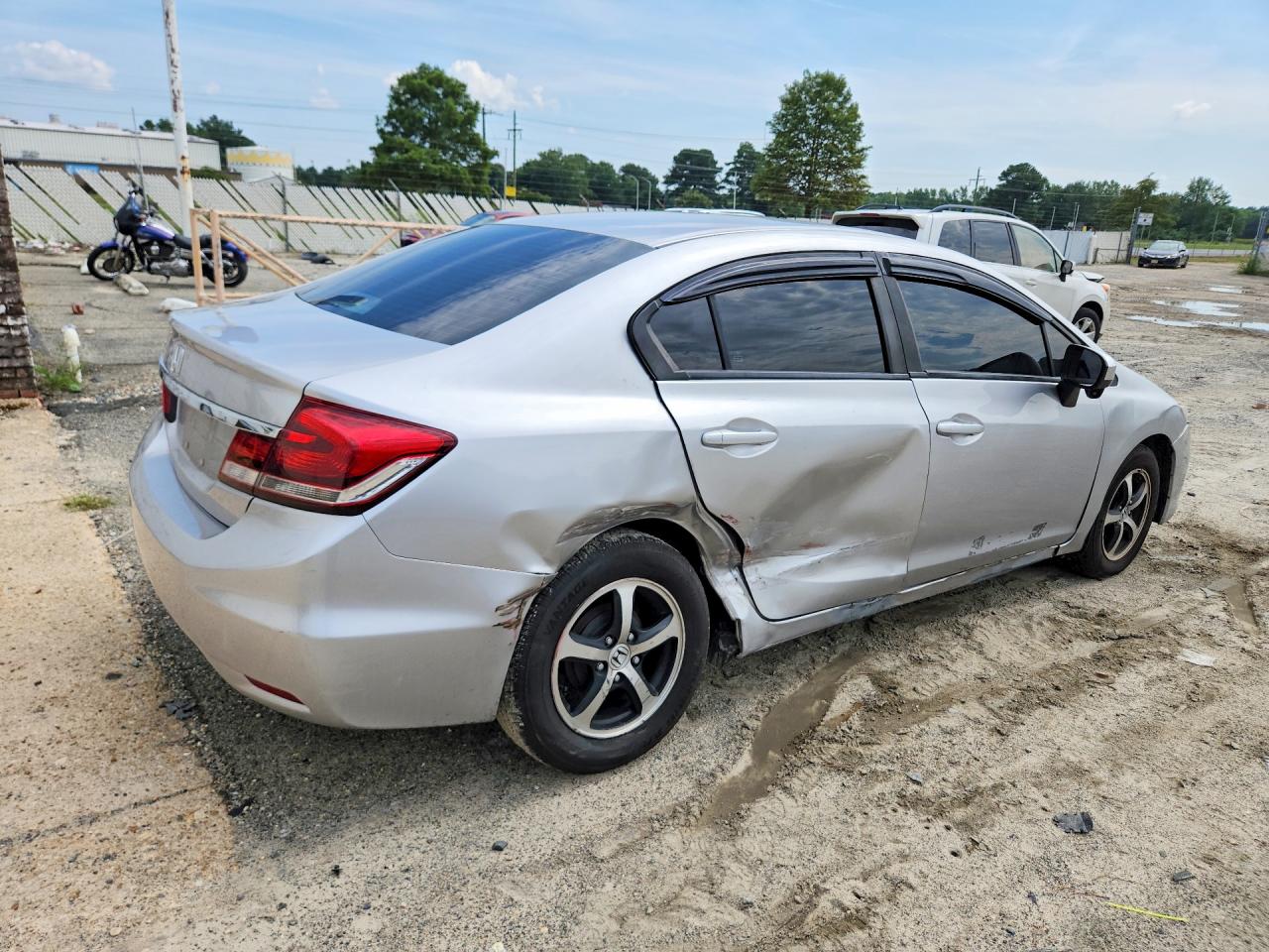2015 Honda Civic Se Silver vin: 19XFB2F7XFE218970