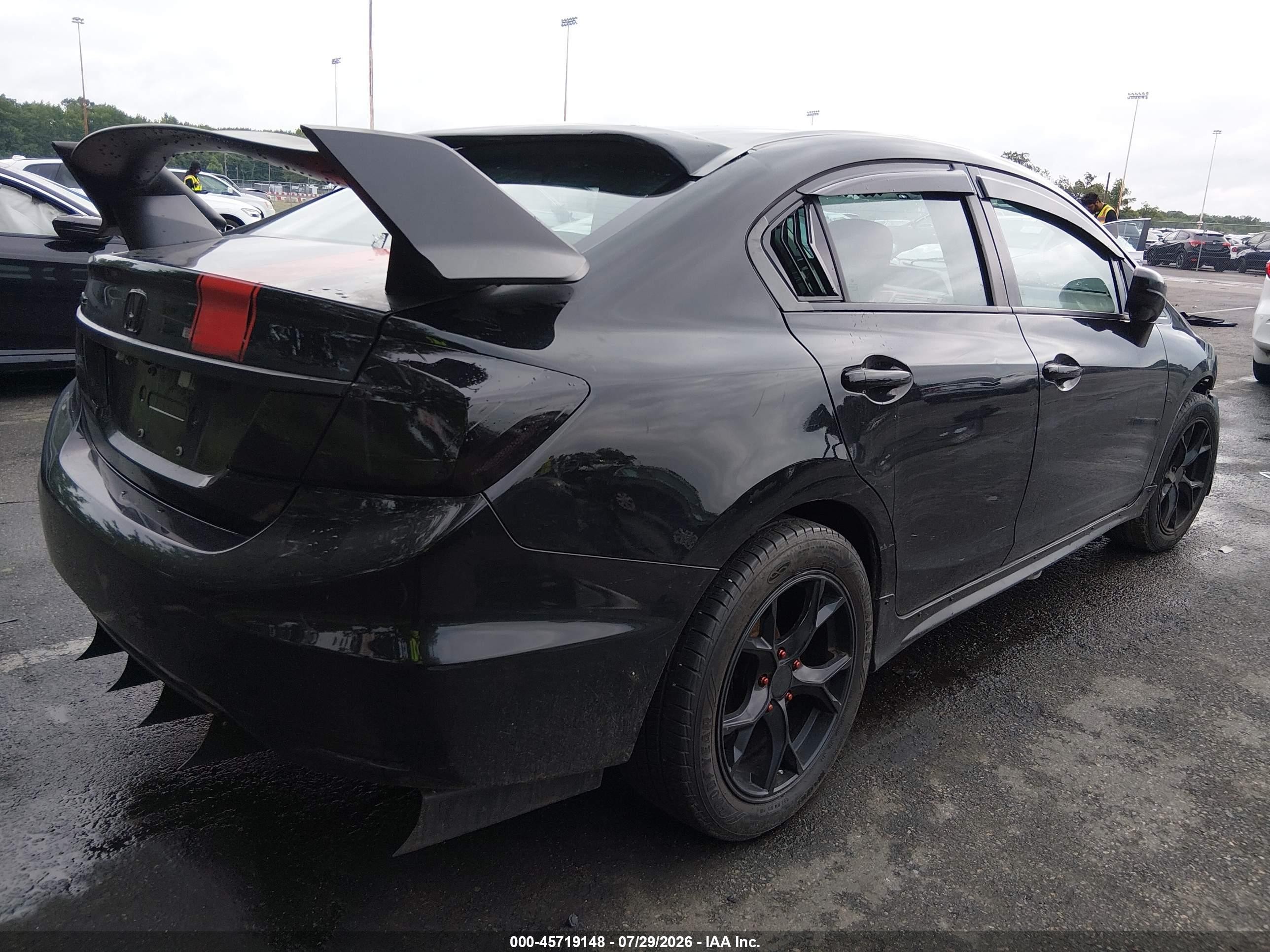 2015 Honda Civic Se Black vin: 19XFB2F7XFE220105