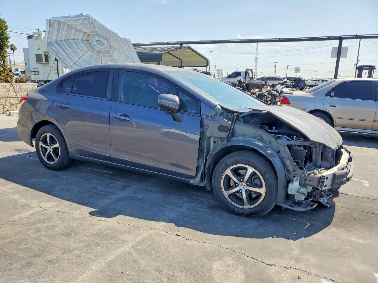 2015 Honda Civic Se Серый vin: 19XFB2F7XFE263097