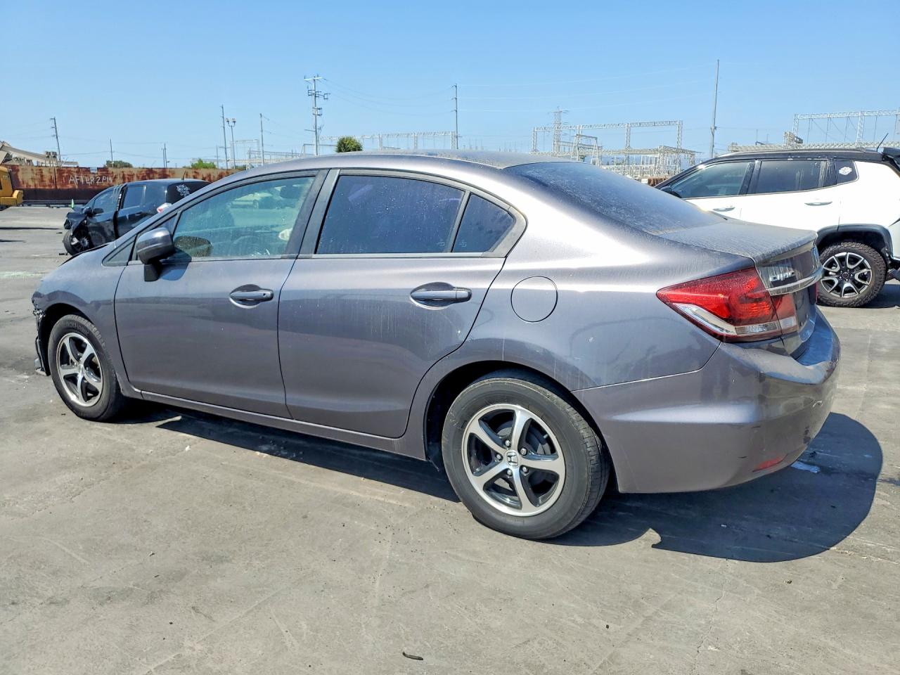 2015 Honda Civic Se Серый vin: 19XFB2F7XFE263097
