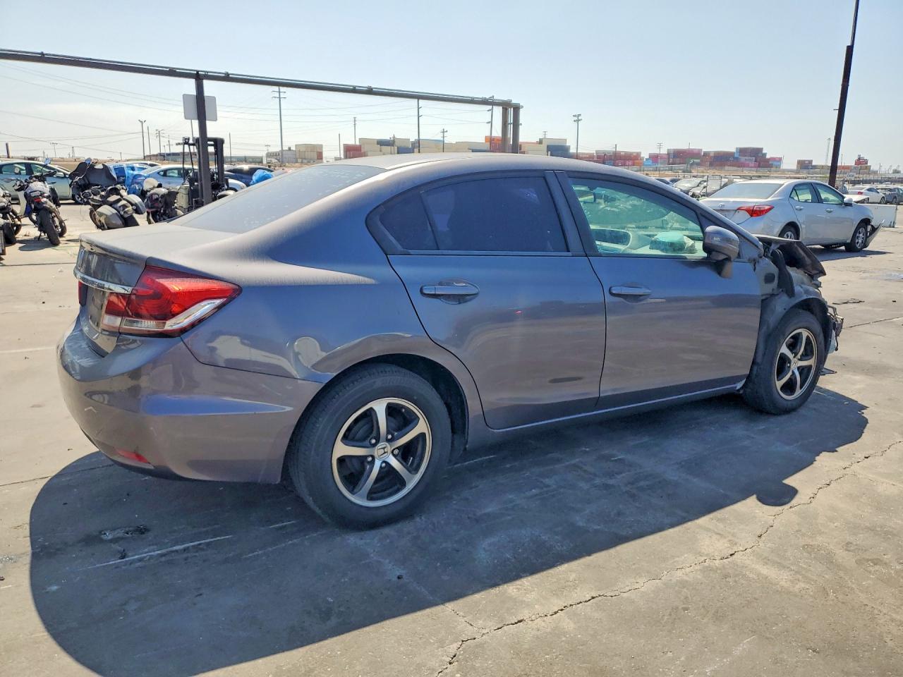 2015 Honda Civic Se Серый vin: 19XFB2F7XFE263097