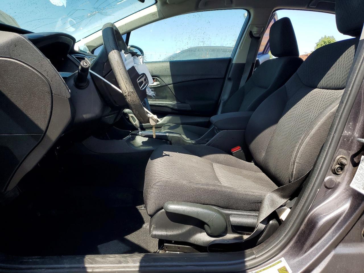 2015 Honda Civic Se Серый vin: 19XFB2F7XFE263097