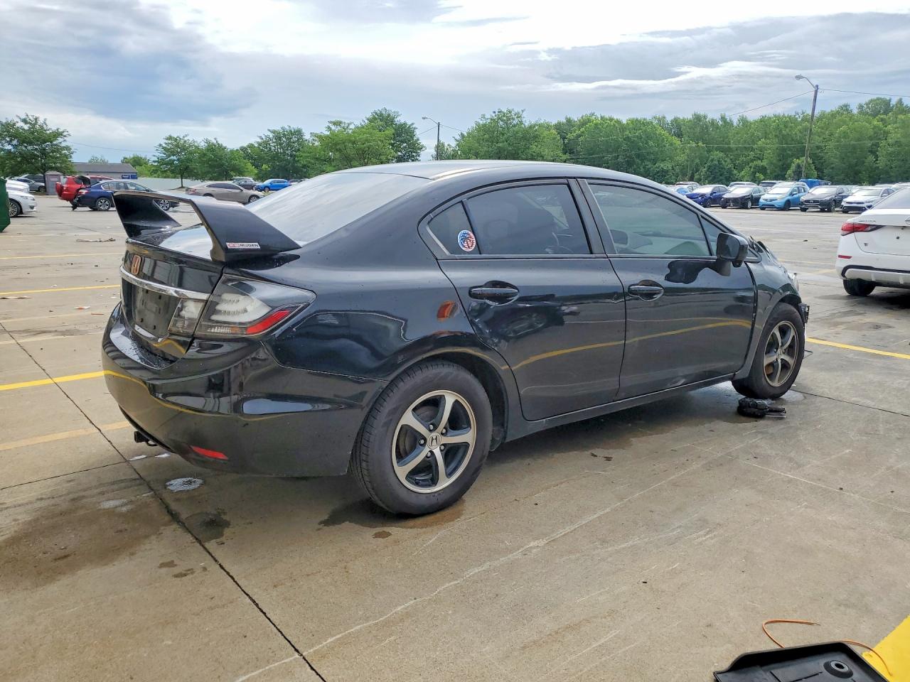 2015 Honda Civic Se Black vin: 19XFB2F7XFE278411