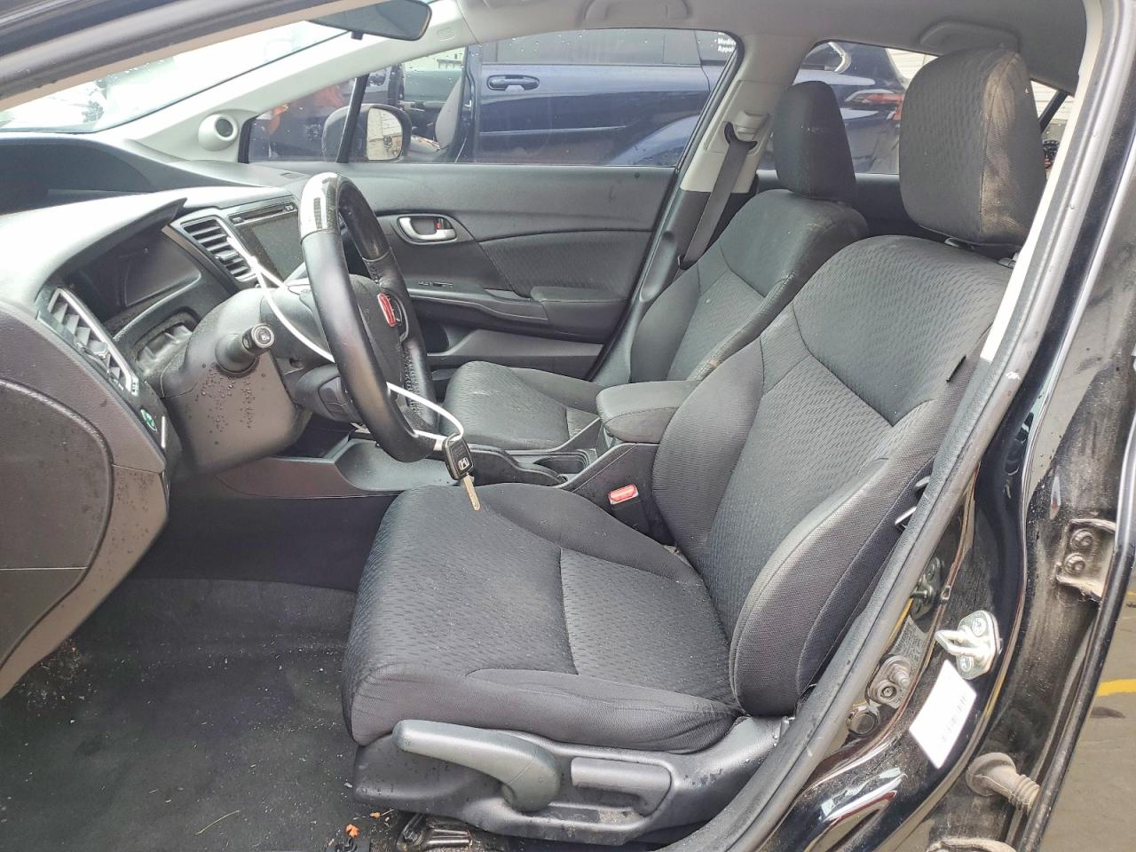 2015 Honda Civic Se Black vin: 19XFB2F7XFE278411